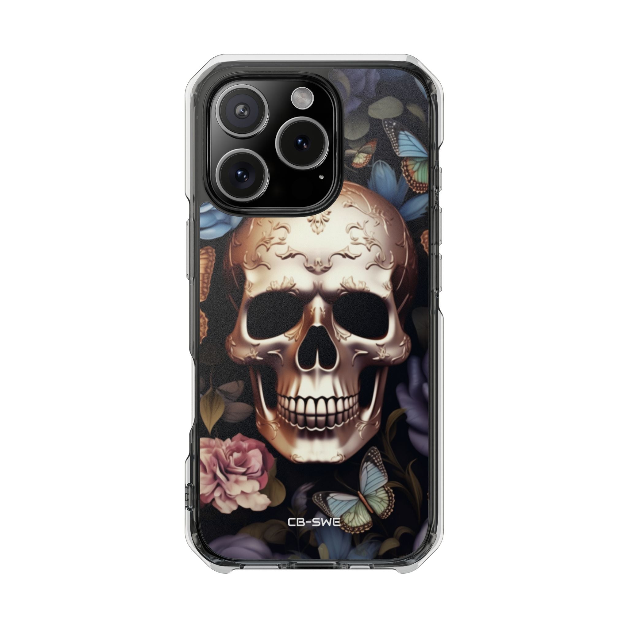 Skull Among Blossoms iPhone Case - Impact