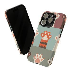 Vintage Cat Paw - Protective Phone Case