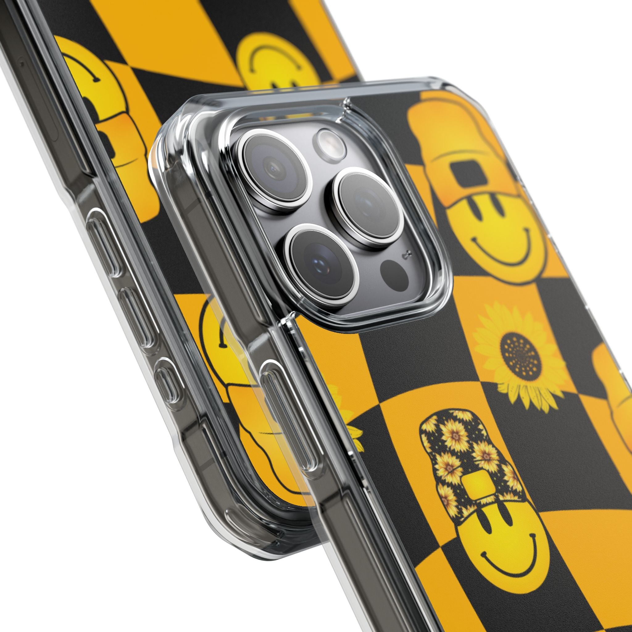 Joyful Checkered Smiles iPhone Case - Impact