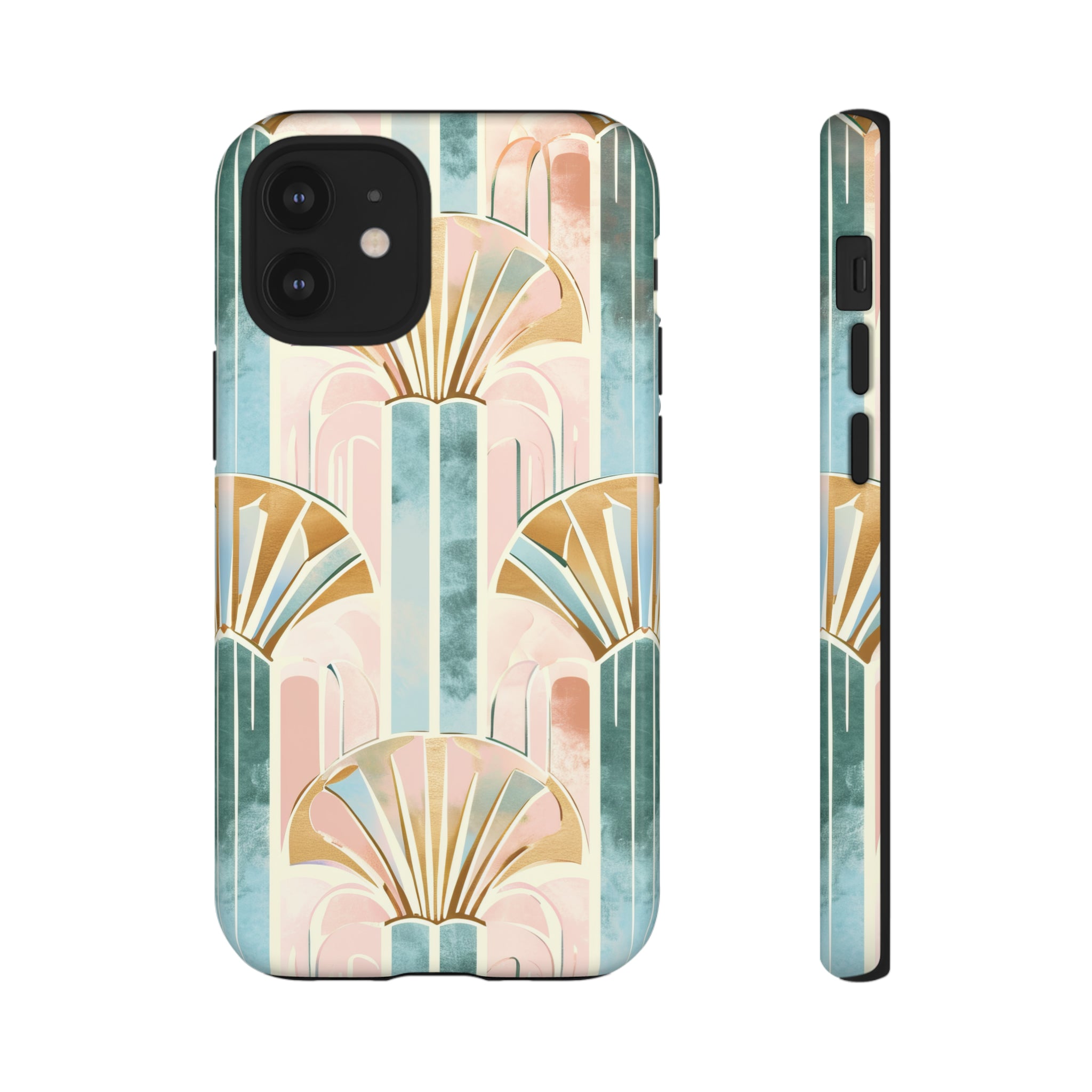 Art Deco Pastel Geometry - Protective Phone Case