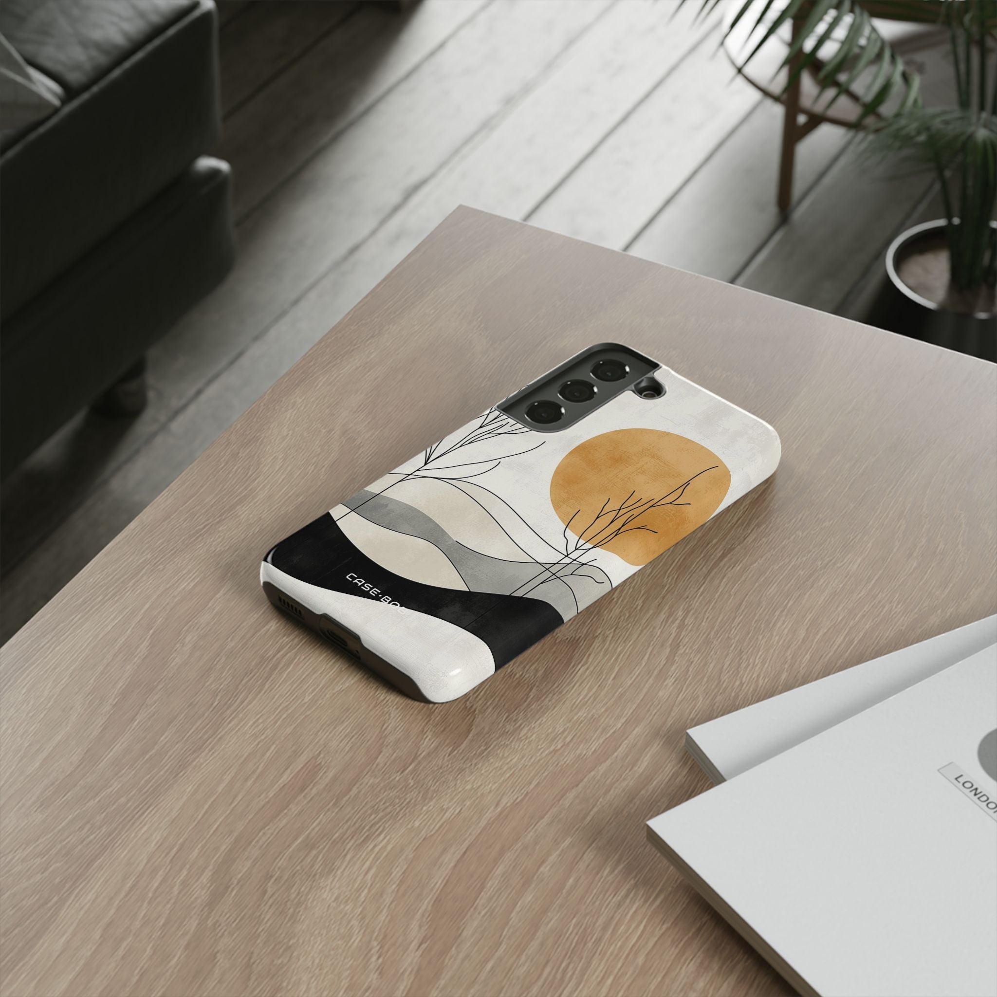 Orange Halo Samsung S22 Case - Tough