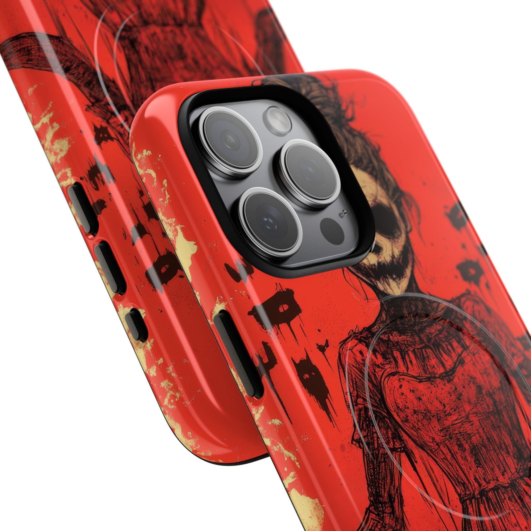 Haunting Scarlet Descent iPhone 15 | Tough+ Phone Case