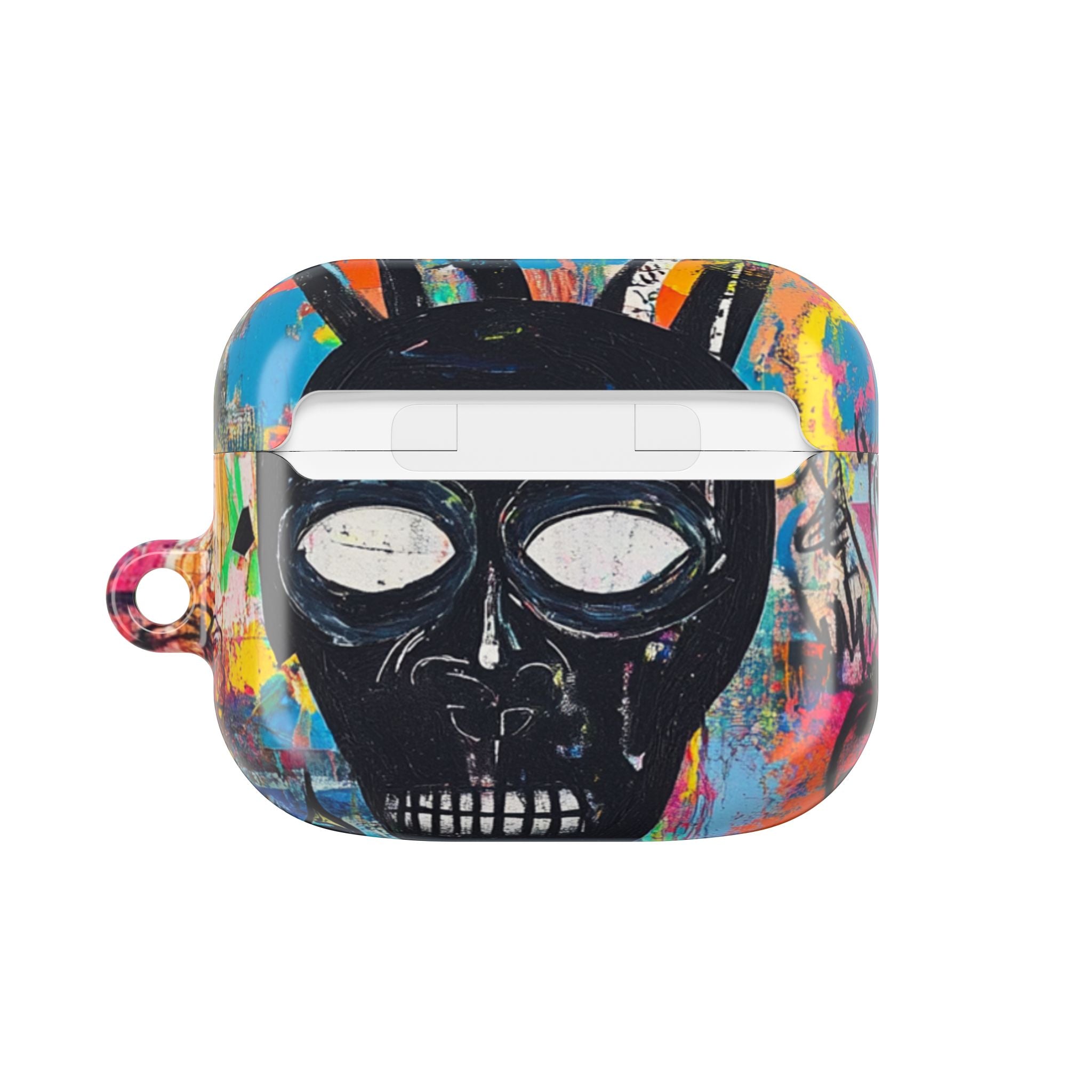 Neon Skull Burst - AirPods Case