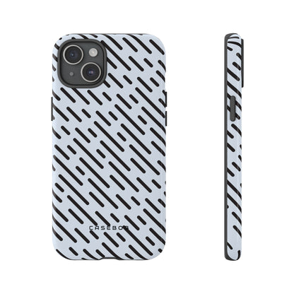 Monochrome Dash - Protective Phone Case