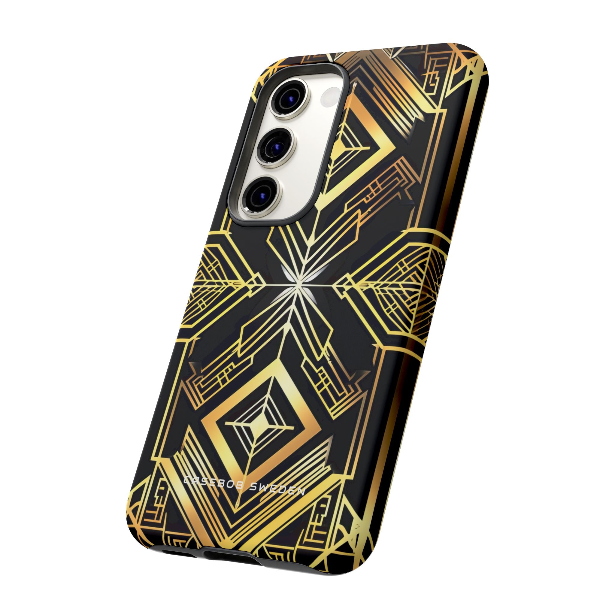 Golden Geometric Opulence Samsung S23 - Tough Phone Case