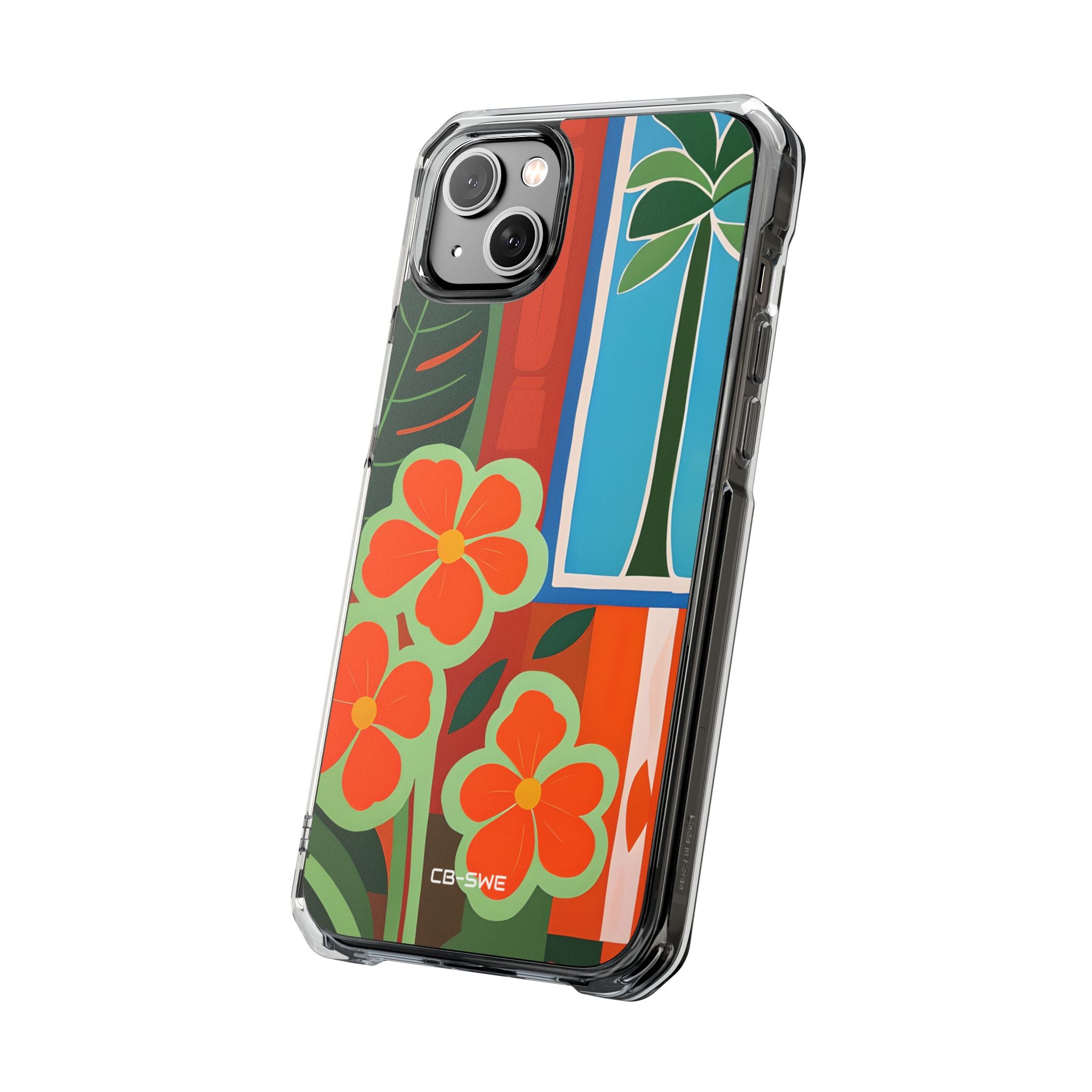 Tropical Geometry Harmony iPhone Case - Impact