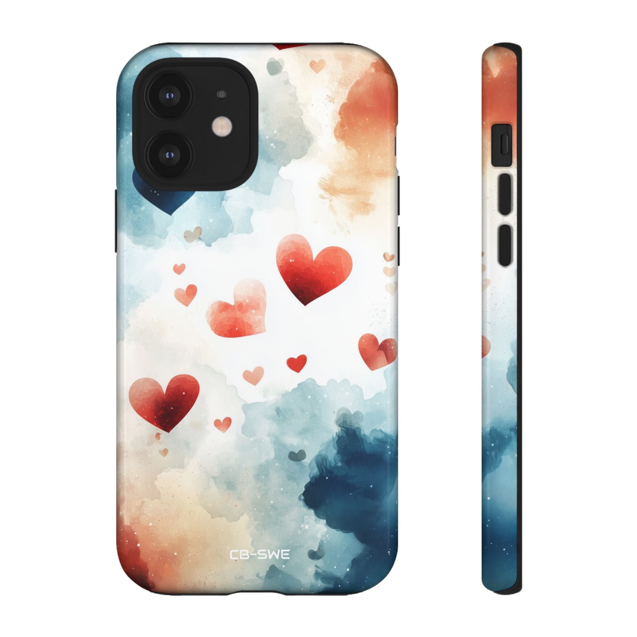 Floating Hearts Dance - iPhone Case