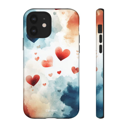 Floating Hearts Dance - iPhone Case