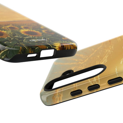 Sunflowers Embrace Sunset - Samsung Case