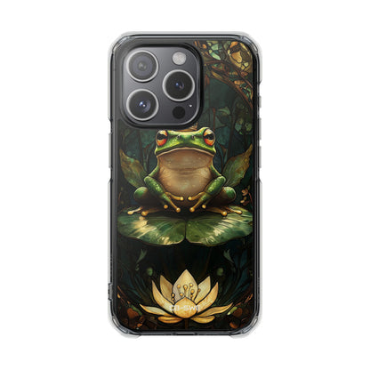 Crowned Frog Rests iPhone Case - Impact