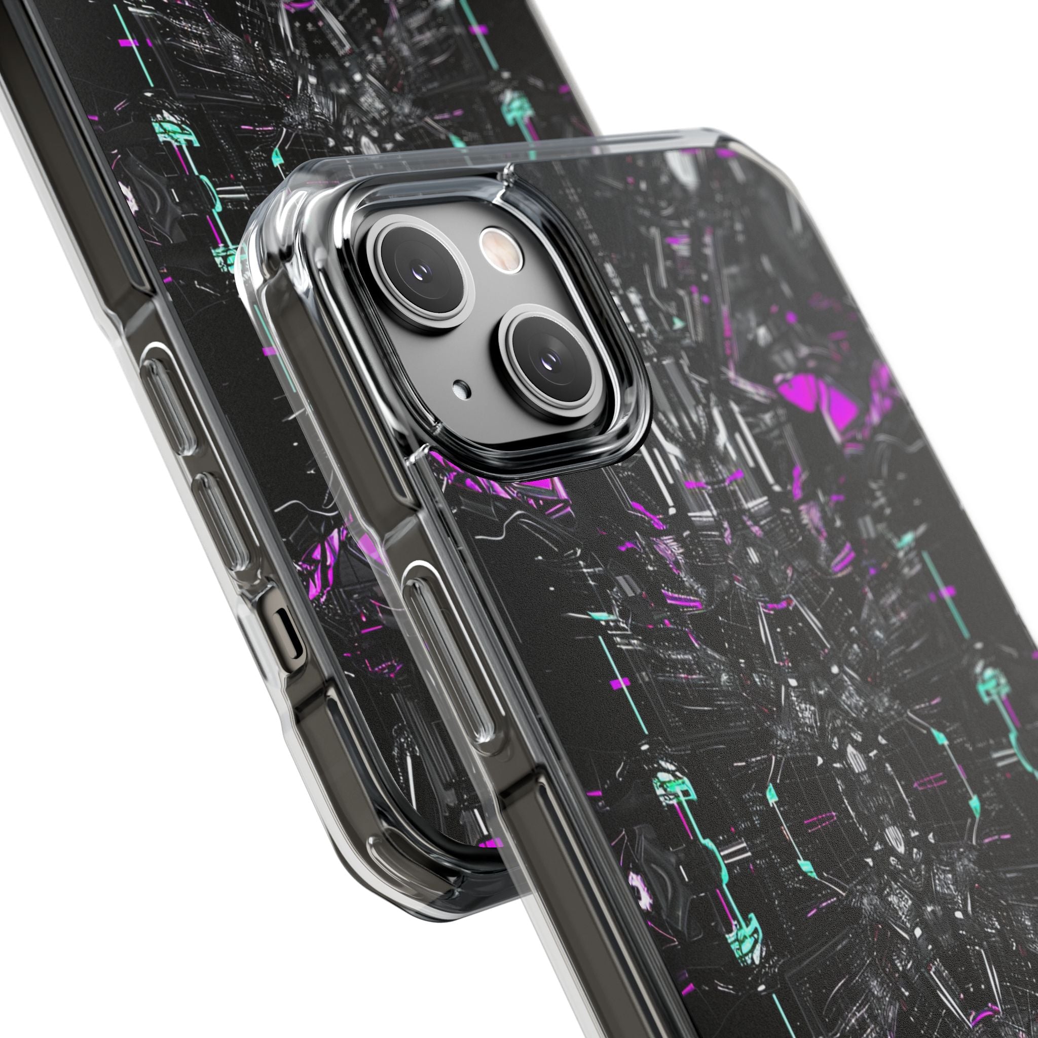 Cybernetic Neon Nexus iPhone 14 - Impact Clear+