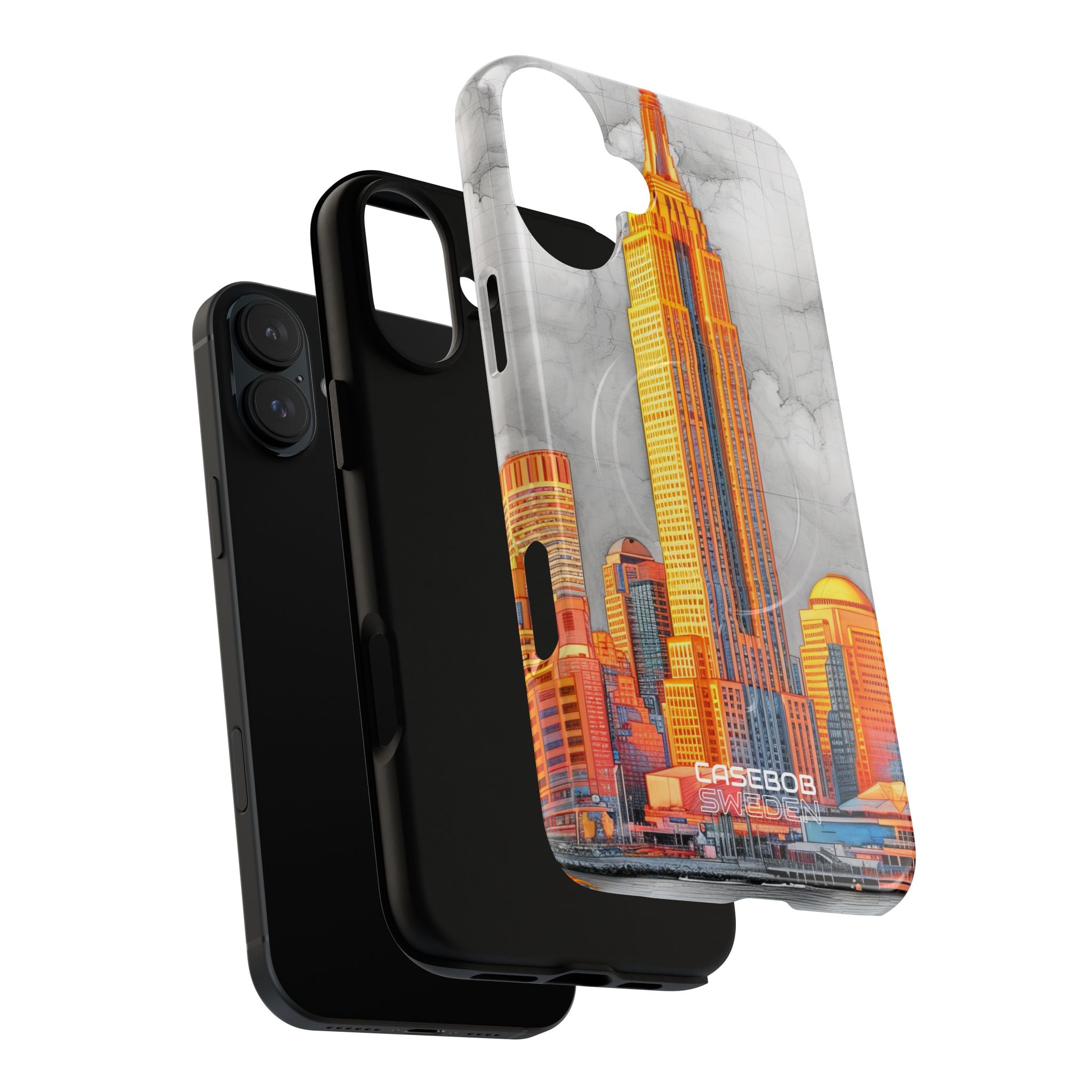 Vibrant City Skyline iPhone 16 - Tough+
