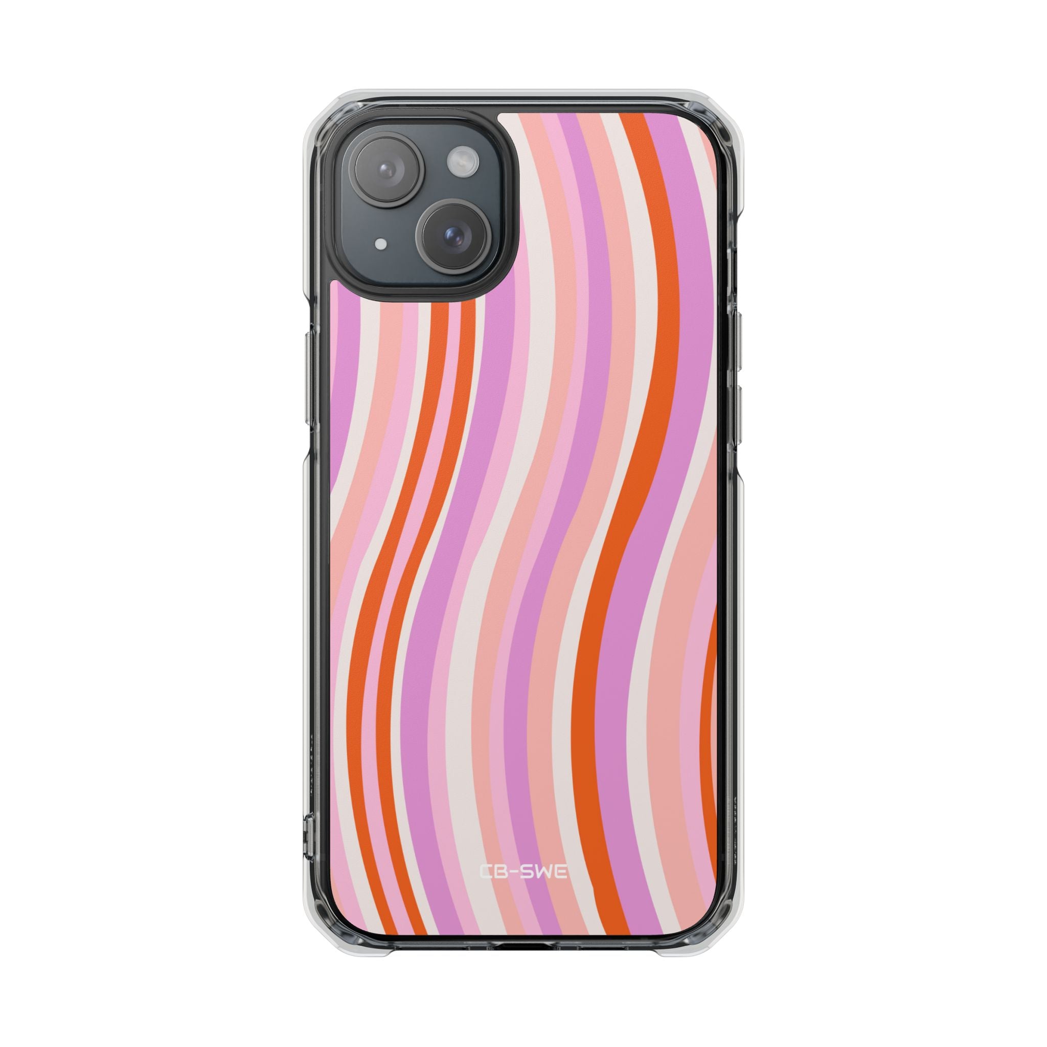 Vibrant Wave Symphony iPhone Case - Impact