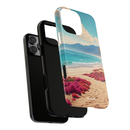 Footprints Trace Sand - iPhone Case