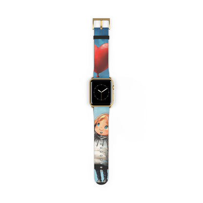 Heart Balloon Glow - Watch Band