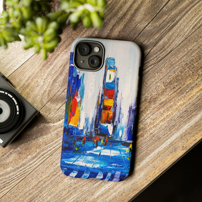 Oil Painting - City View of New York - Protective Phone Case