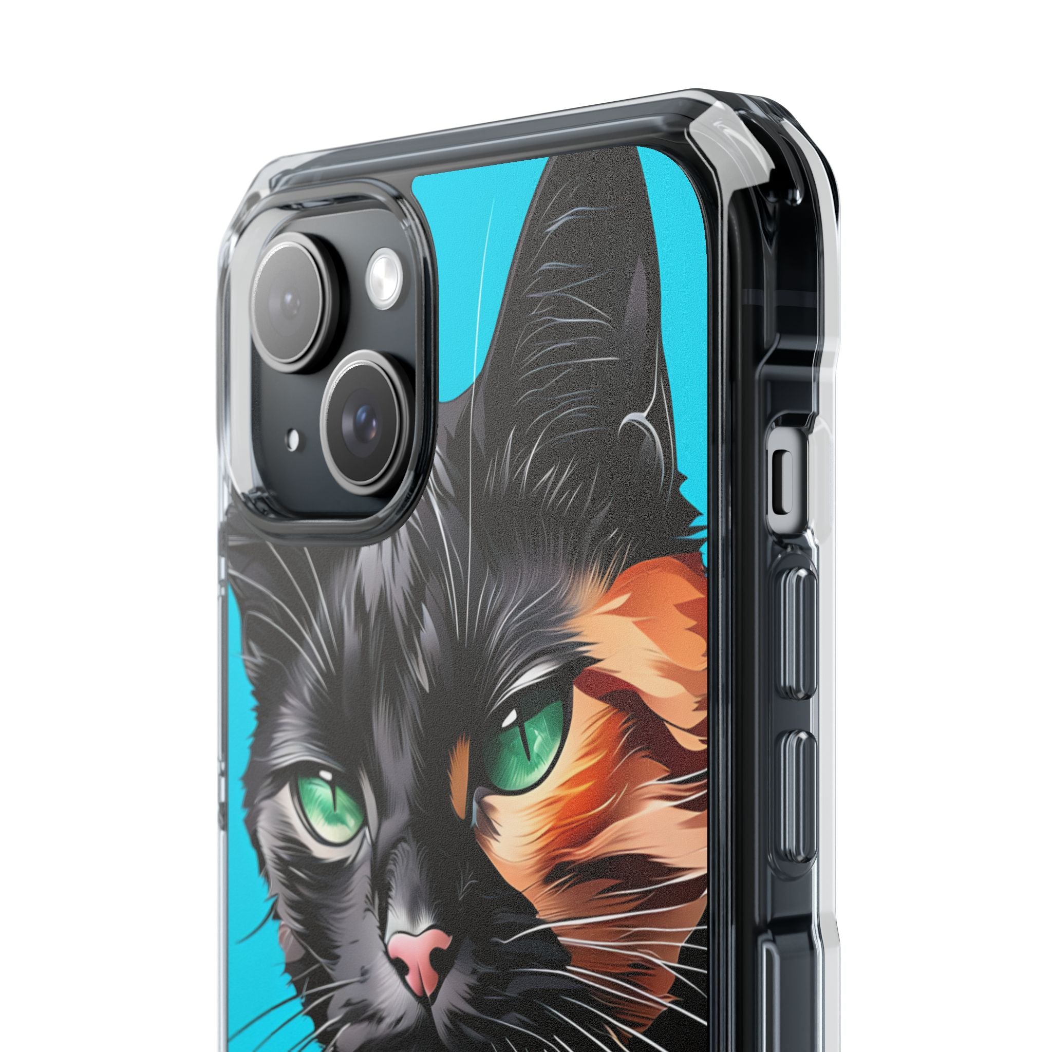 Curious Cat Stare iPhone Case - Impact
