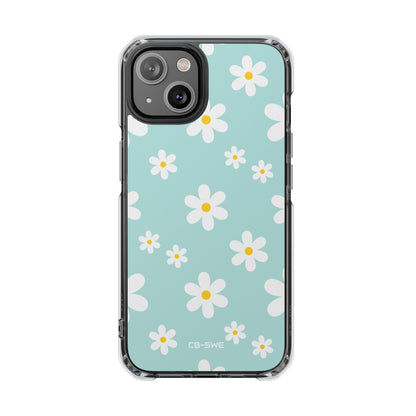 Daisies On Blue iPhone Case - Impact