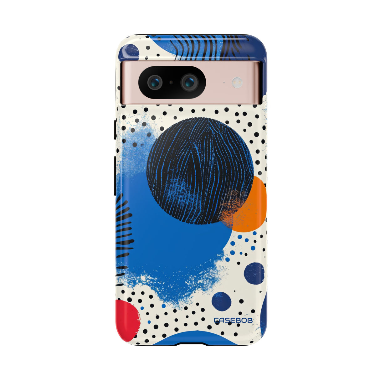 Blue Tranquil Geometry - Protective Phone Case