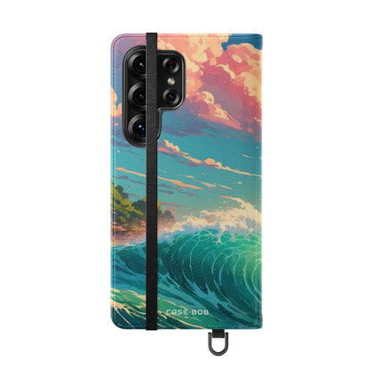 Sunset Wave - Samsung S25 Ultra Case - Wallet
