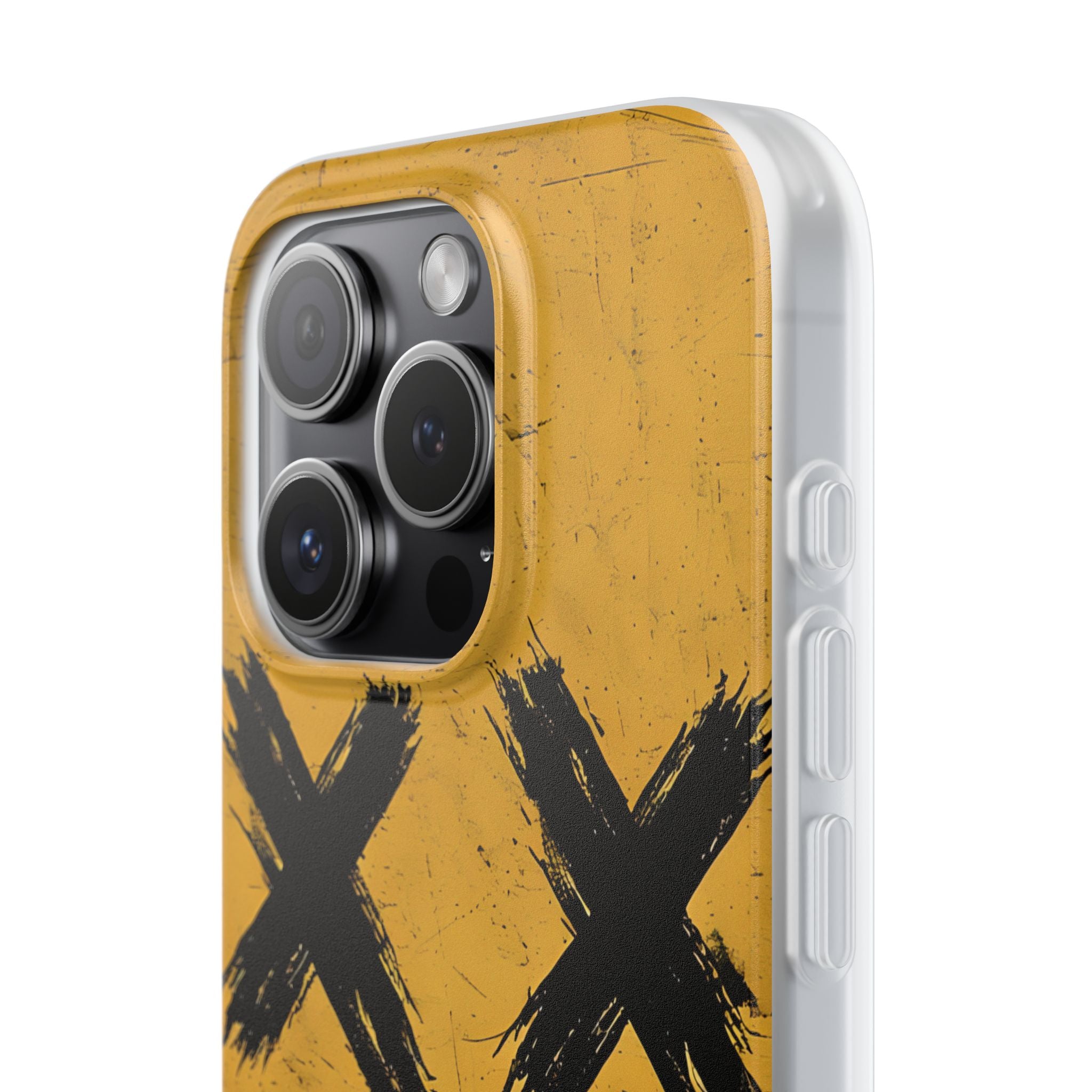Jagged Smile Yellow iPhone 15 Pro Case - Soft