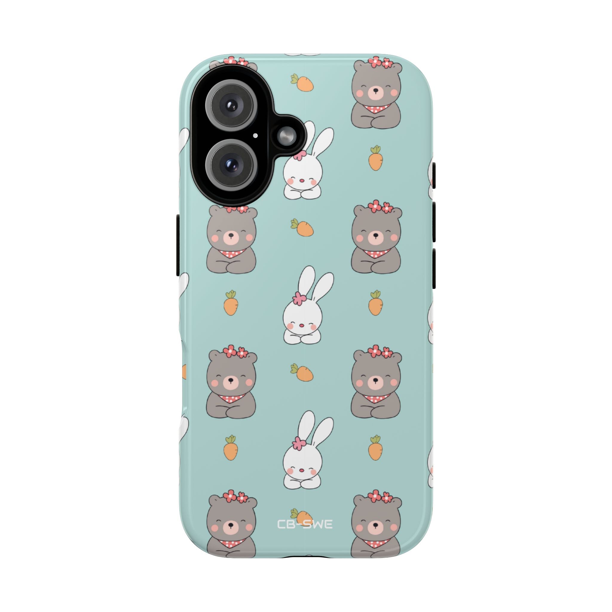 Bunnies Gather Carrots - iPhone Case