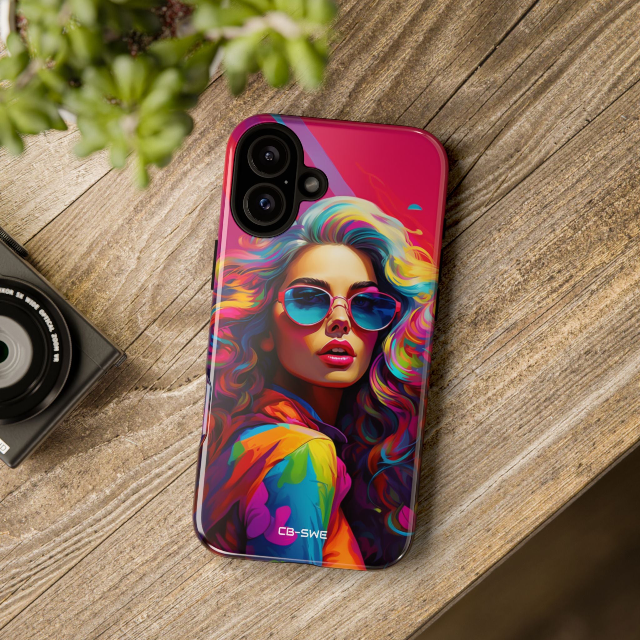 Surreal Color Fusion - iPhone Case