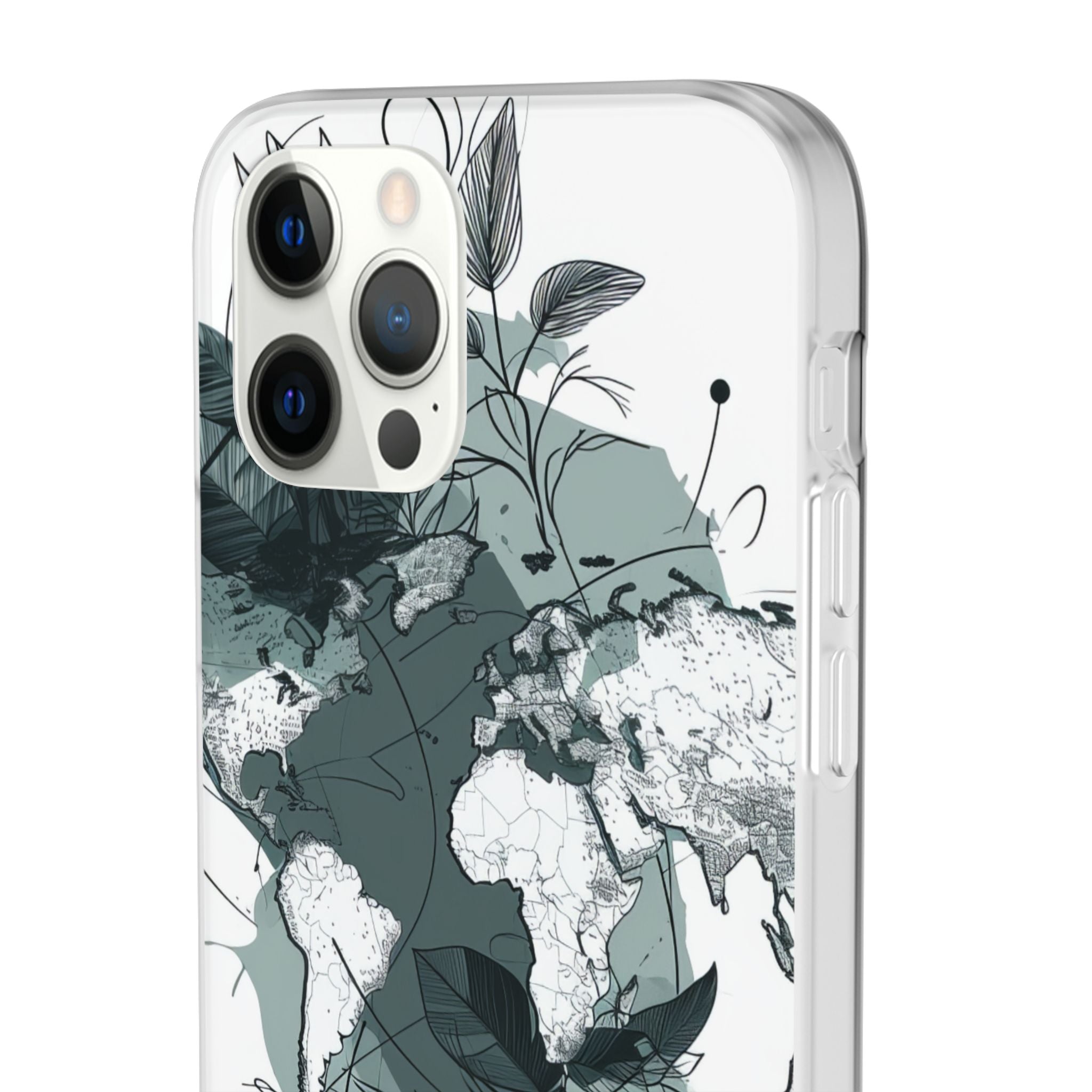 Botanical Cartography | Flexible Phone Case for iPhone