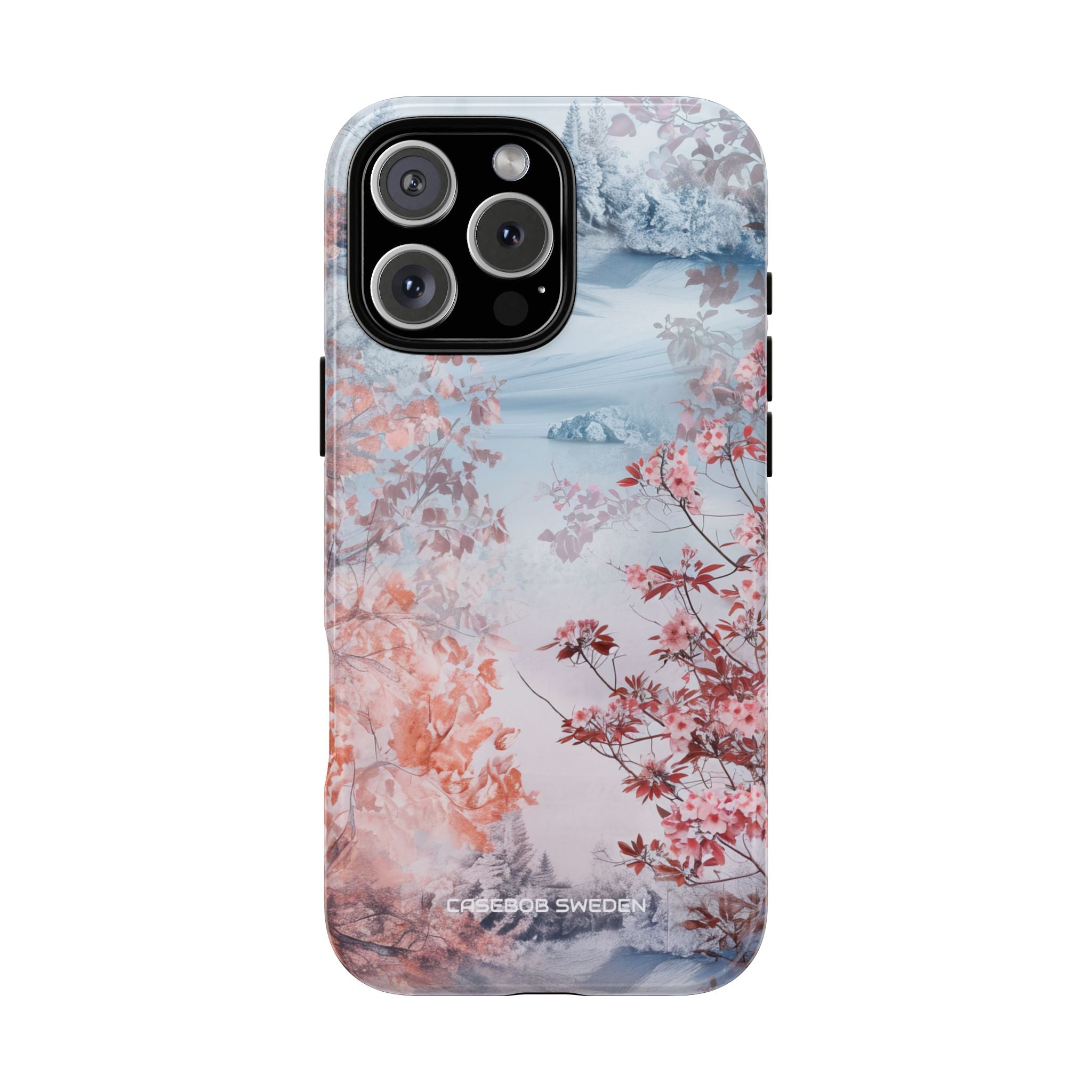 Floral Serenity Case - Tough iPhone 16 Phone Case