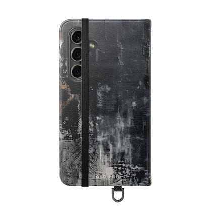 Midnight Brushstroke - Samsung S24 - Lompakkokotelo