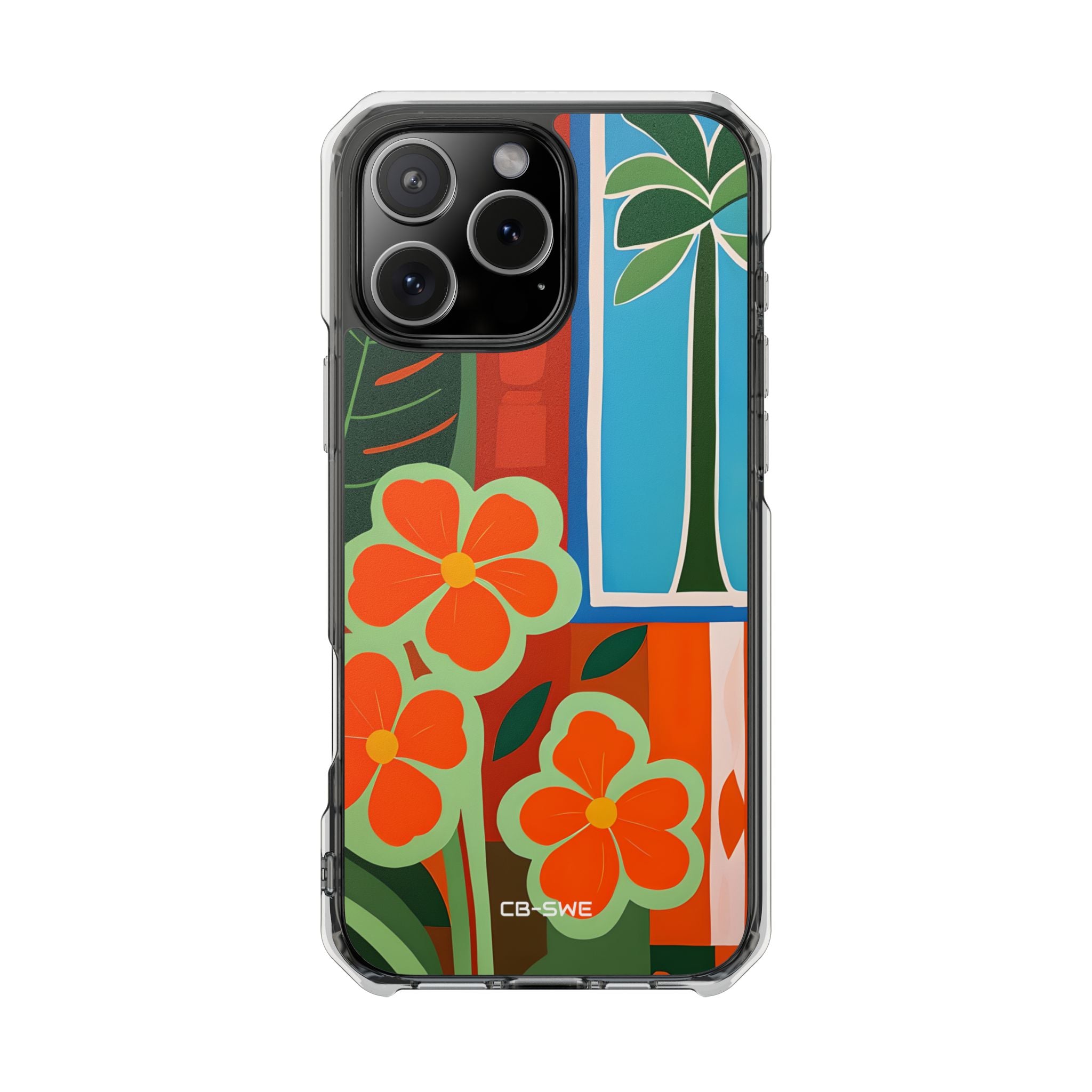 Tropical Geometry Harmony iPhone Case - Impact