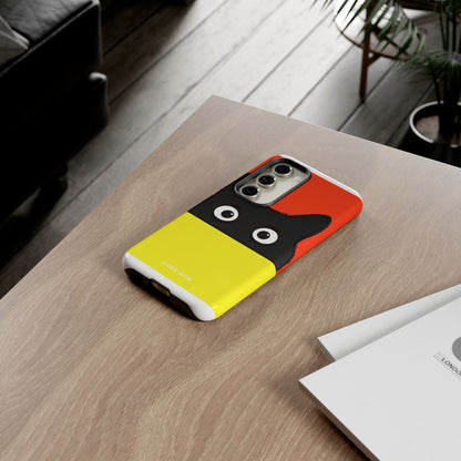 Peekaboo Cat Crimson Samsung S23 Case - Tough