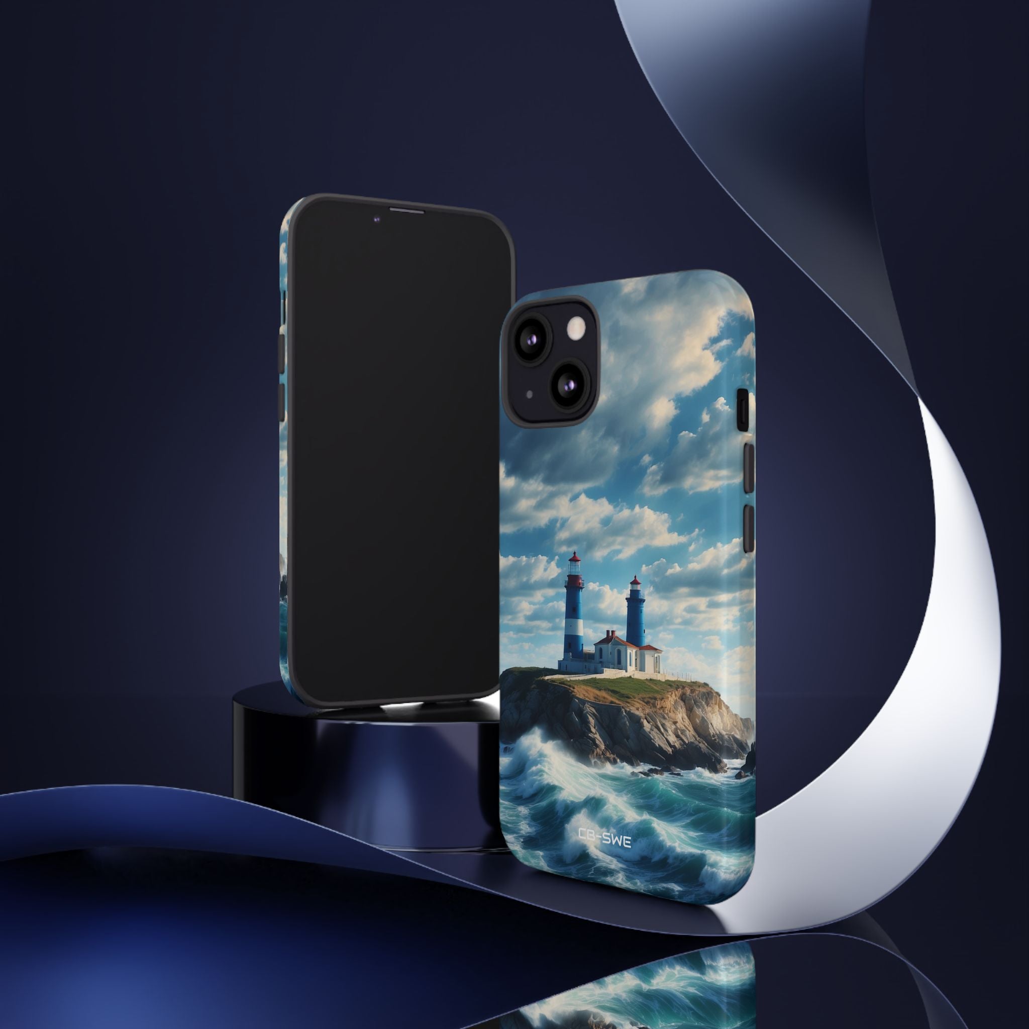 Lighthouse Guards Waves - iPhone Case