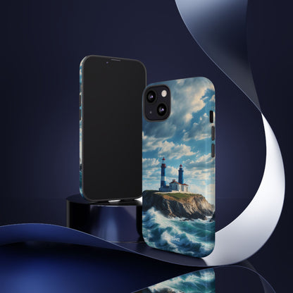 Lighthouse Guards Waves - iPhone Case
