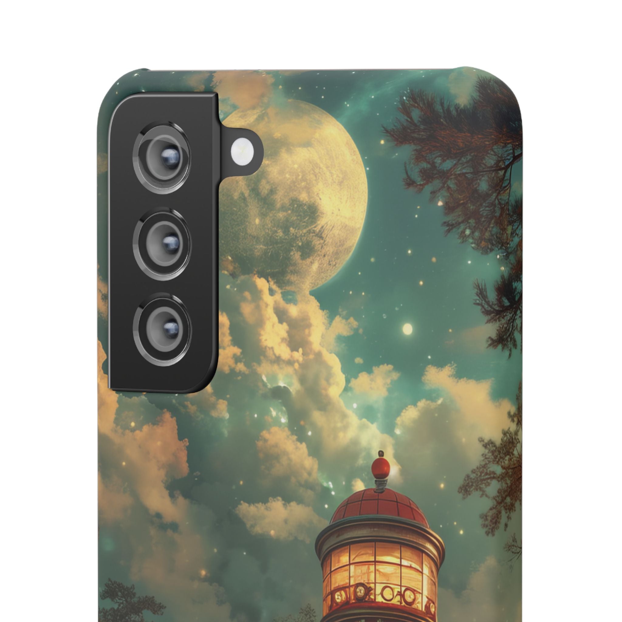 Vintage Moonlit Diner Fantasy Samsung S21 - Slim Phone Case