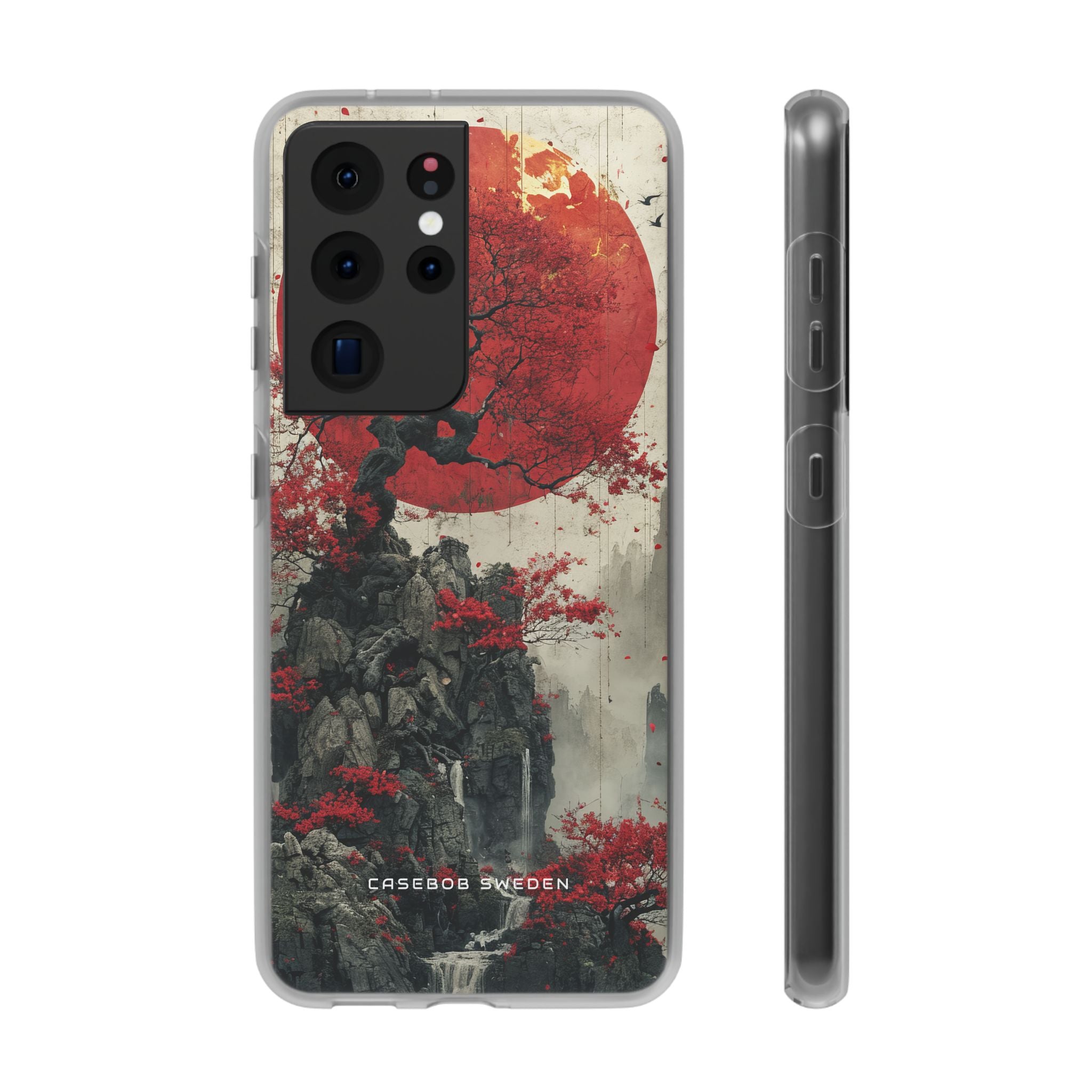 Zen Serenity in Red Harmony Samsung S21 - Flexi Phone Case