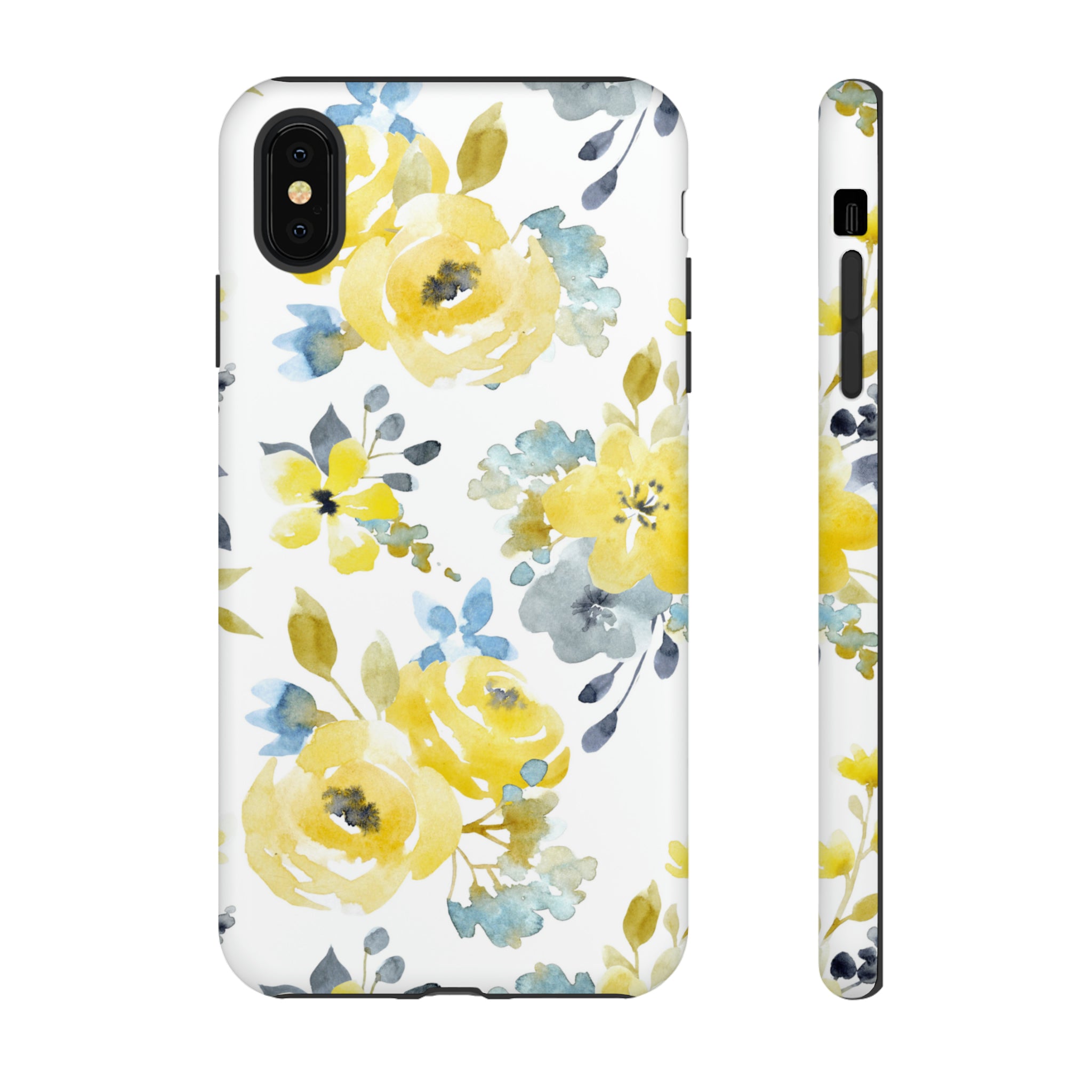 Yellow Floral - Protective Phone Case