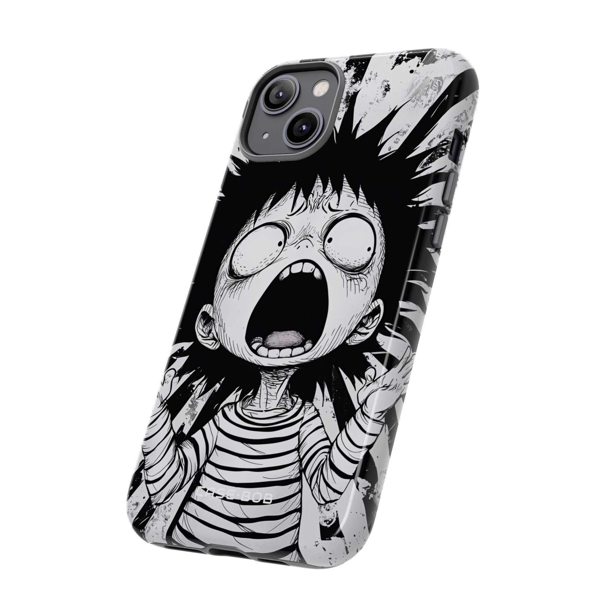 Screaming Stripes iPhone 14 Plus Case - Tough