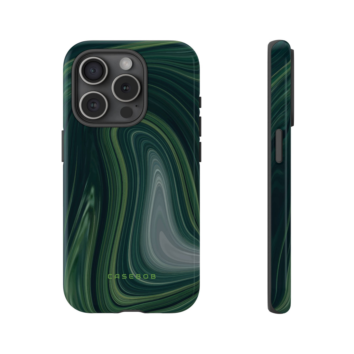 Green Marble - Protective Phone Case