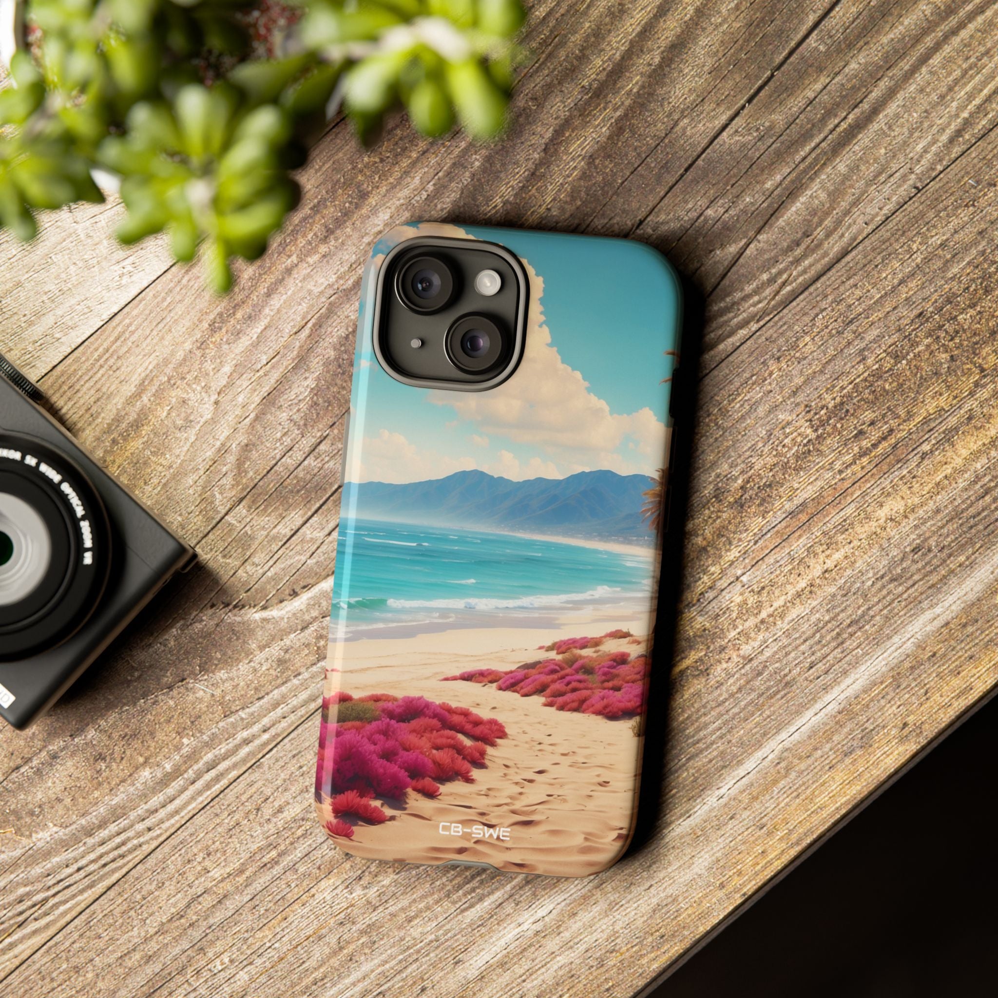 Footprints Trace Sand - iPhone Case