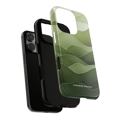 Gradient Emerald Drift iPhone 16 - Tough Phone Case