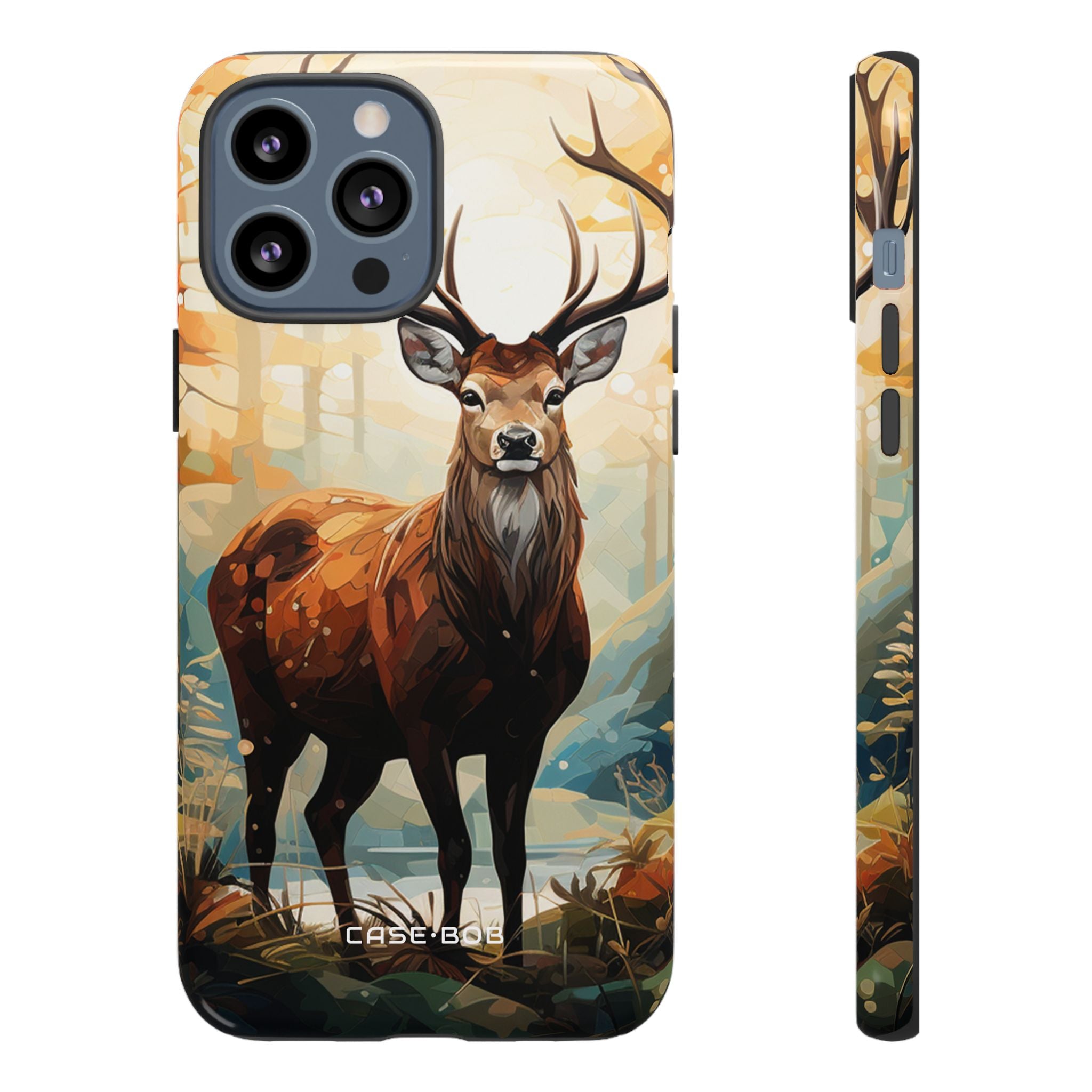 Glowing Stag iPhone 13 Pro Max Case - Tough