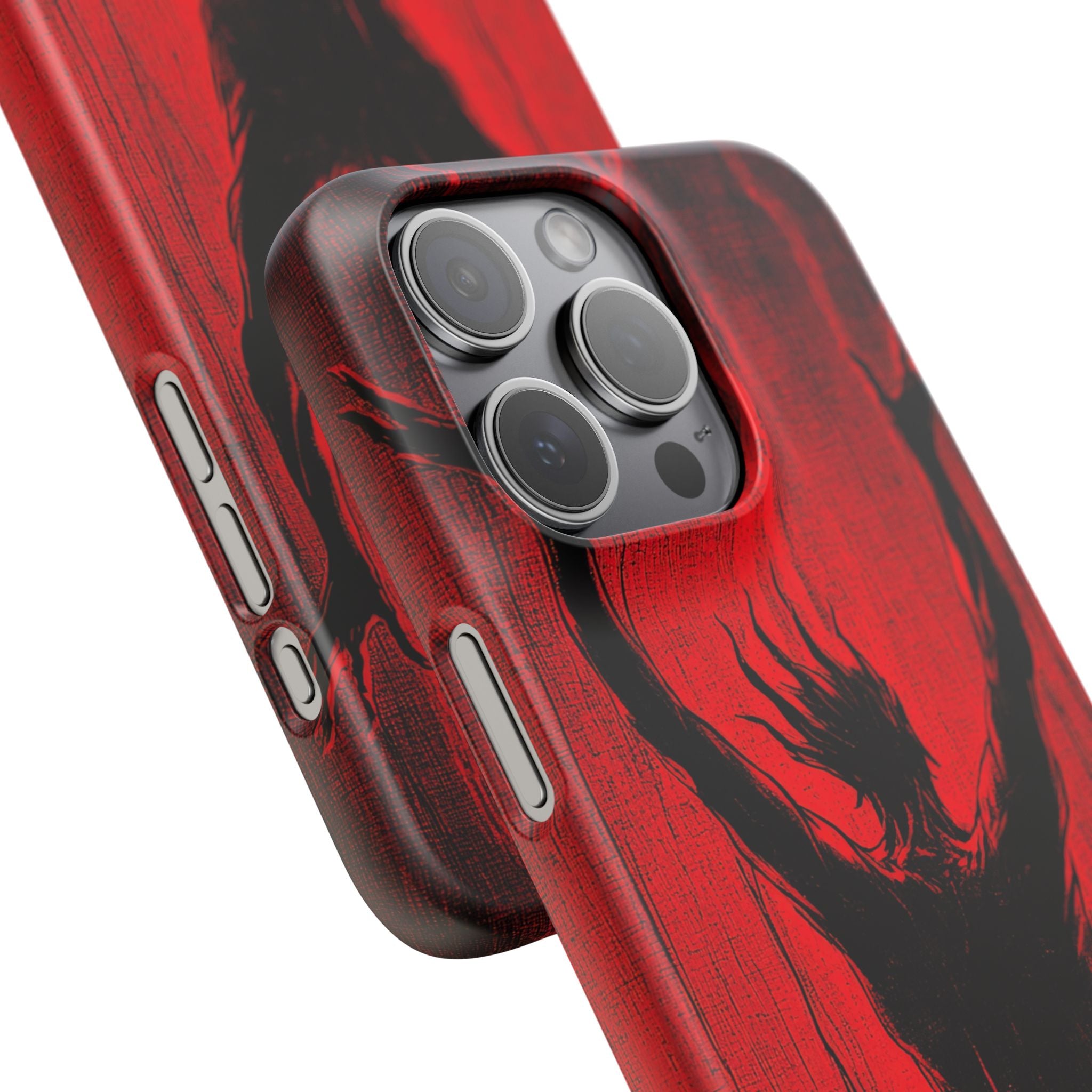 Crimson Despair iPhone 15 - Slim Phone Case