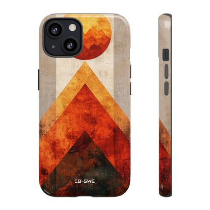 Sun Embraces Mountains - iPhone Case