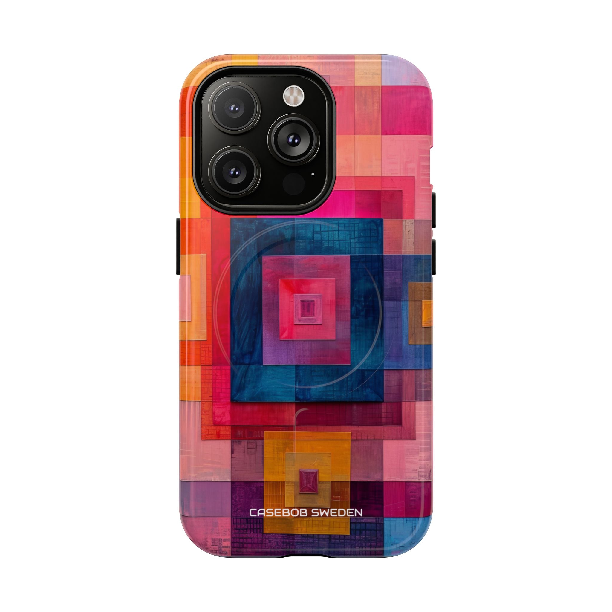 Vibrant Geometry - Tough + MagSafe® iPhone 14 Phone Case