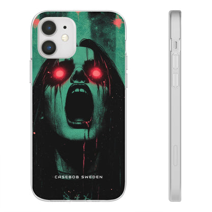 Haunting Glow of Gothic Eyes iPhone 12 - Flexi Phone Case