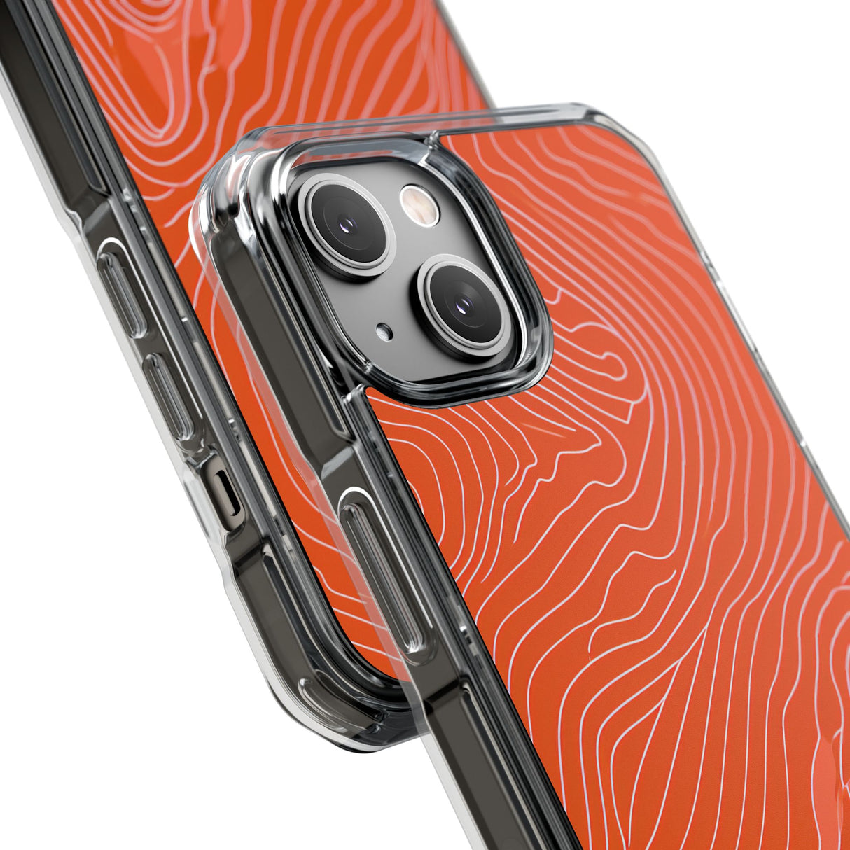 Pantone Tangerine  | Phone Case for iPhone (Clear Impact Case - Magnetic)