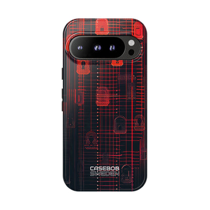 Cyber Locks Grid Google Pixel 9 - Tough
