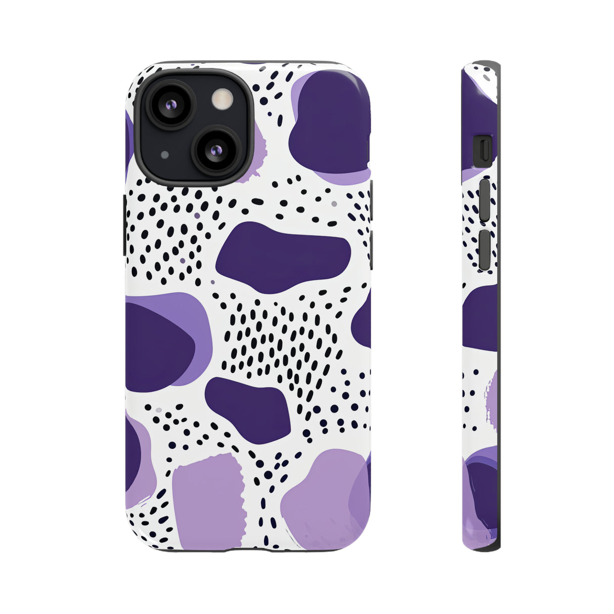 Purple Dots Elegance Case - Schutzhülle fürs Handy