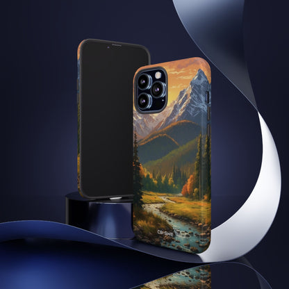 Mountain Reflections Glimmer - iPhone Case